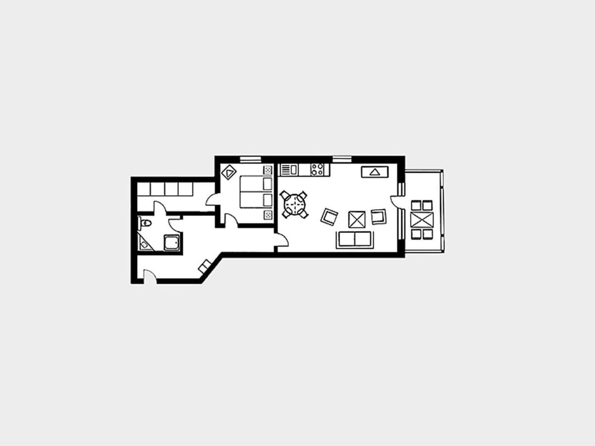 Strandvillen Binz - Ferienwohnung Mit Meerblick, 1 Schlafzimmer Und Balkon Sv-759 Esterno foto